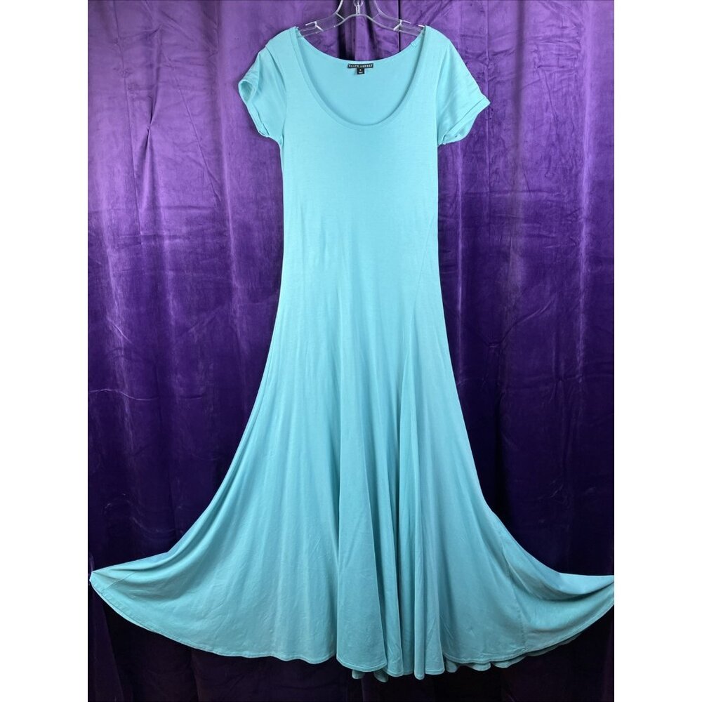 M  Vintage Ralph Lauren black label beach Shirt wide sweep dress cover-up Resort